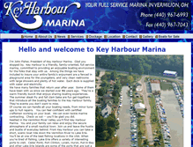 Tablet Screenshot of keyharbourmarina.com